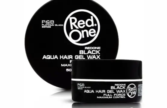 Red One Hair Styling Aqua Hair Gel Wax Black 50ml